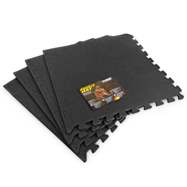 Interlocking gym floor protection mats for home gym equipment