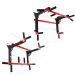 Pull-up bar and dip station 2-in-1 for wall bars
