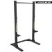 Black Line Pro heavy-duty squat rack with pull-up bar for professional home gym strength training