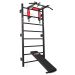 Swedish Ladder Wall Set with pull-up bar and incline bench for full body home gym training