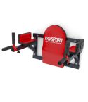 Chest dip bar - knee raise station wall mounted