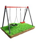 Double children's swing with nest swing and plank swing by K-Sport