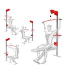 Lat Pull Station For Weight Bench Exercises