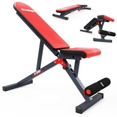 Adjustable and foldable weight lifting bench