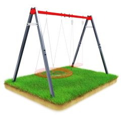 Double children's swing for garden