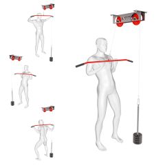Ceiling Mounted Lat Pulldown Exercises