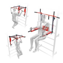 Chin Up And Dip Bar 2in1 For Swedish Ladder Exercises