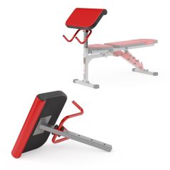 Curlpult With Bar Catch With Weight Bench