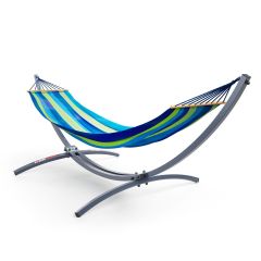 Garden Double Hammock With Stand