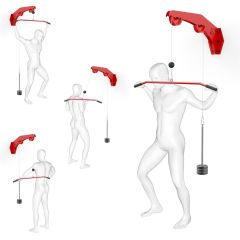 Lat Pulldown Station Wall-Mounted Exercises