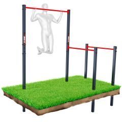 Outdoor Pull Up Bar Dip Station Exercises