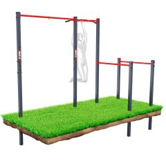 Stand Alone Outdoor Chin Up Bar With Dip Station Exercises