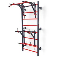 Swedish Ladder Wall Bars With Dip Bar & Pull Up