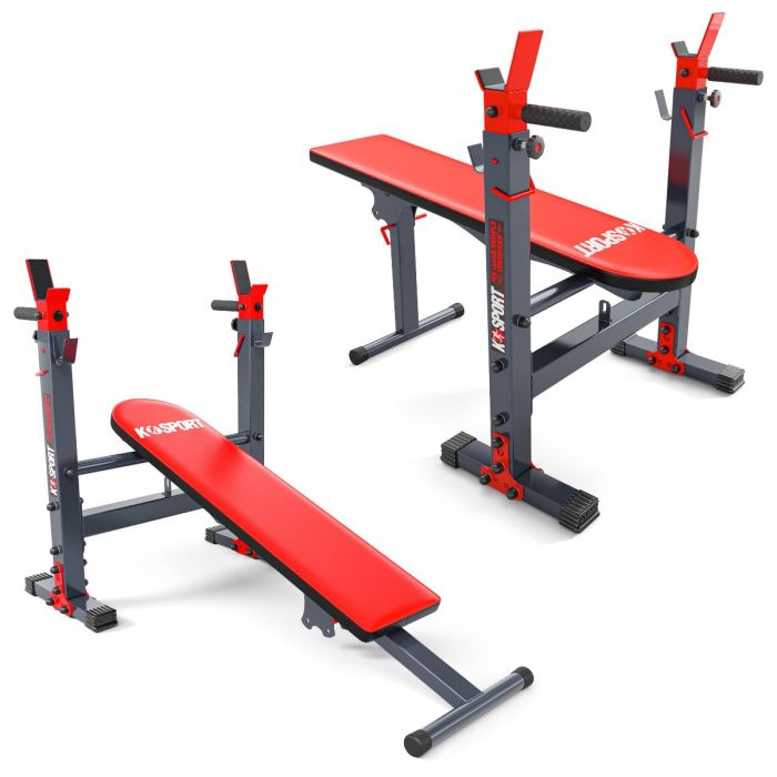 Folding Weight Bench With Dip Station