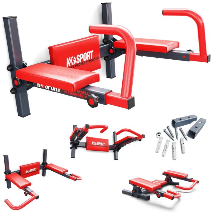 Dip station and deals pull up bar