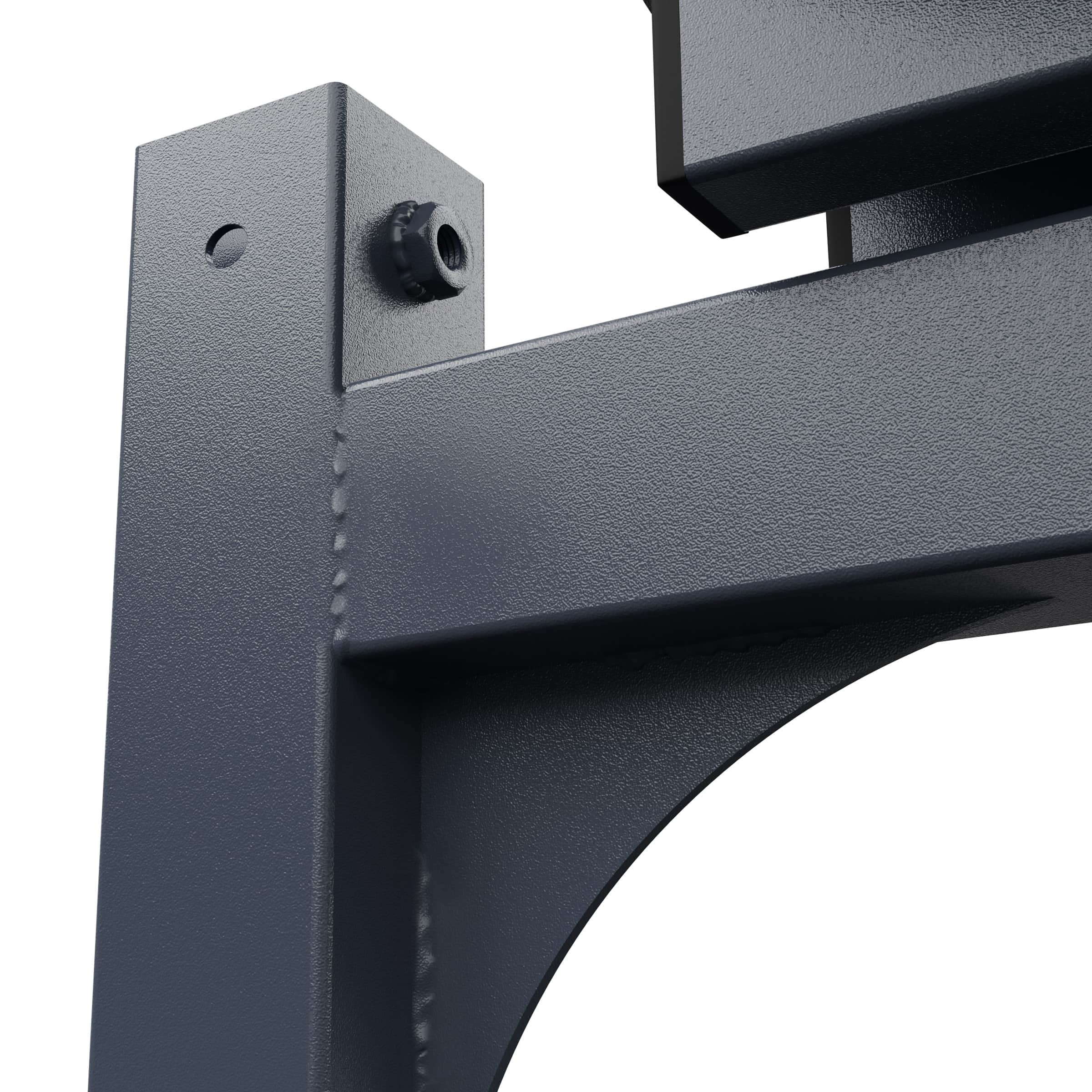View of Safety Bolt and Adjustment Knob