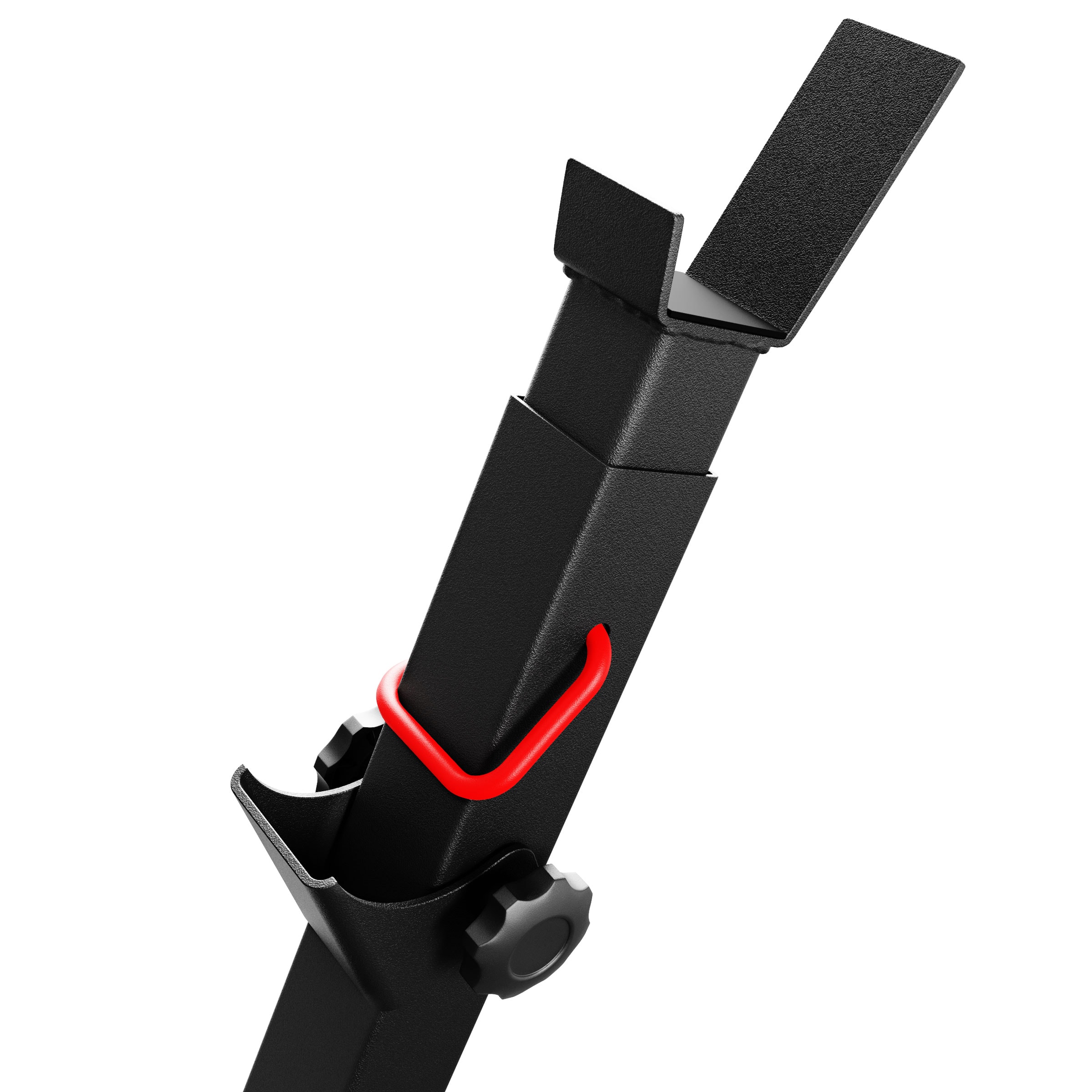 Close-up of the Barbell Holder on the K-Sport Barbell Stand