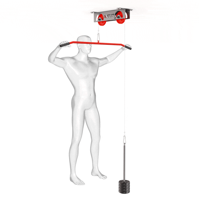 Exercises for Ceiling Mounted Lat Pulldown up to 140 kg