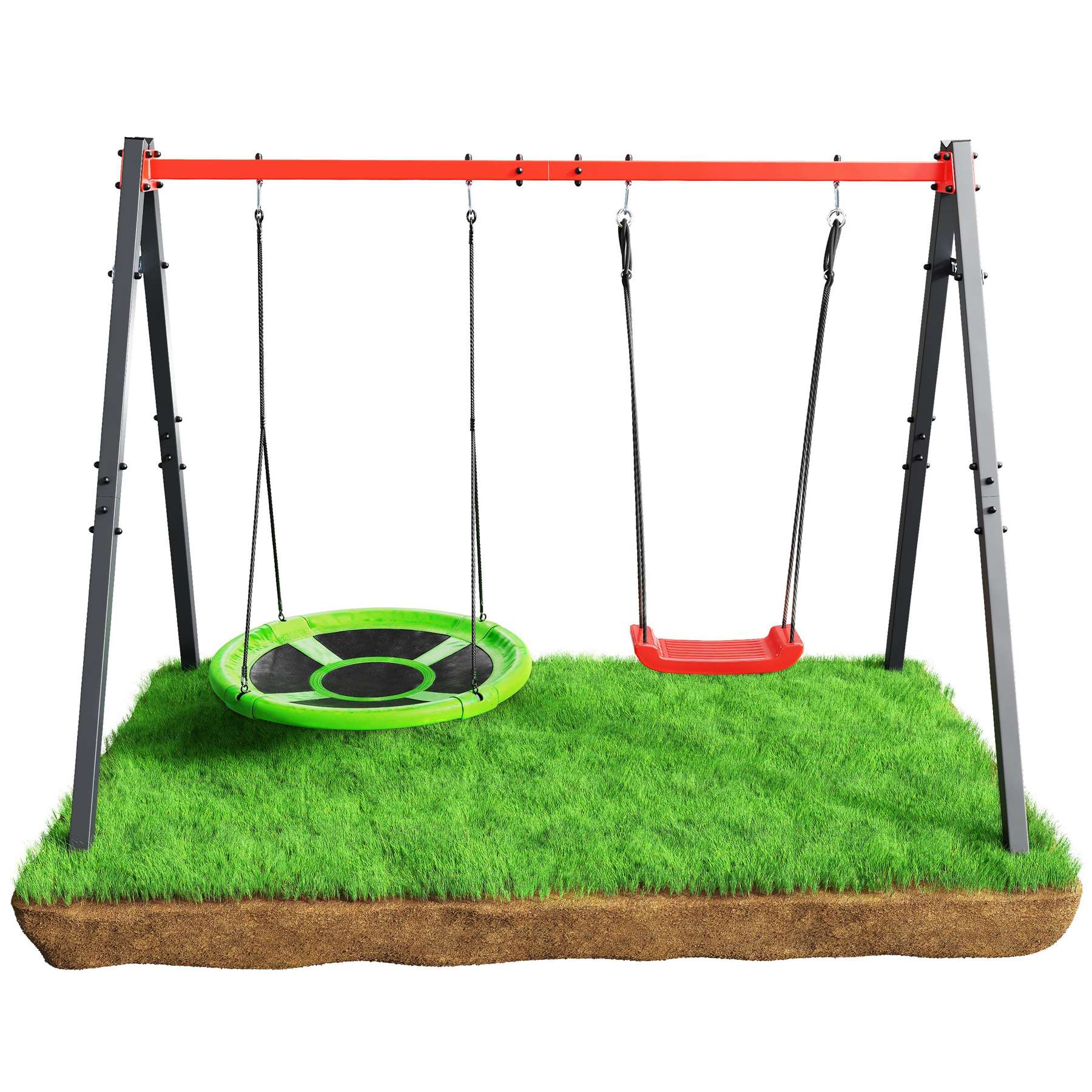 Kids swing set clearance