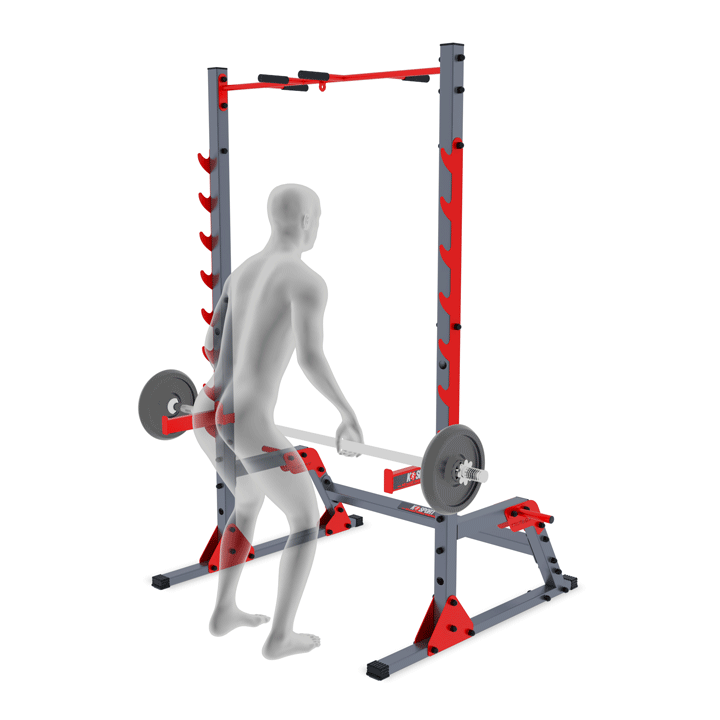 Half Rack With Pull Up Bar KSport UK