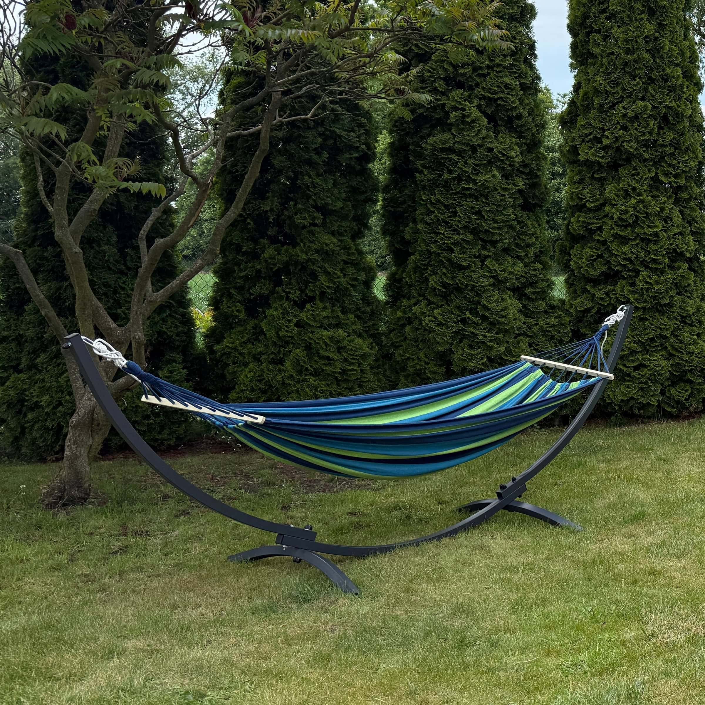 Hammock stand isolated on white background