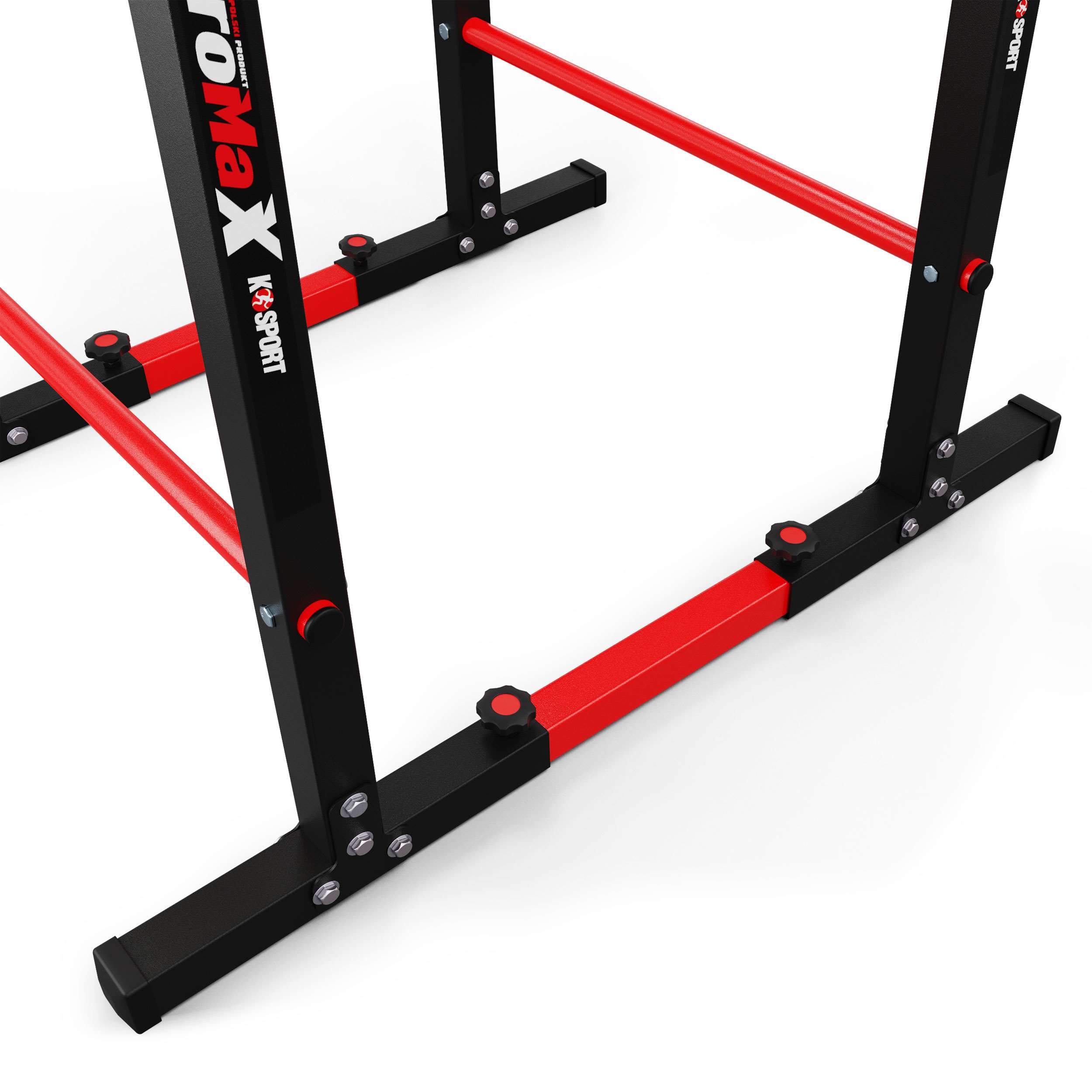 Close-up of the robust K-Sport dip station