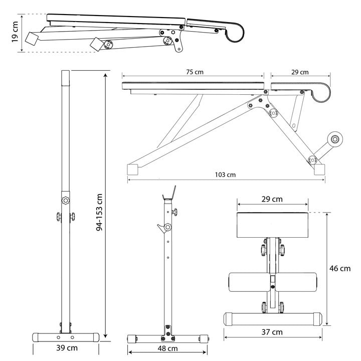 Technical Data - Weight Rack and Bench