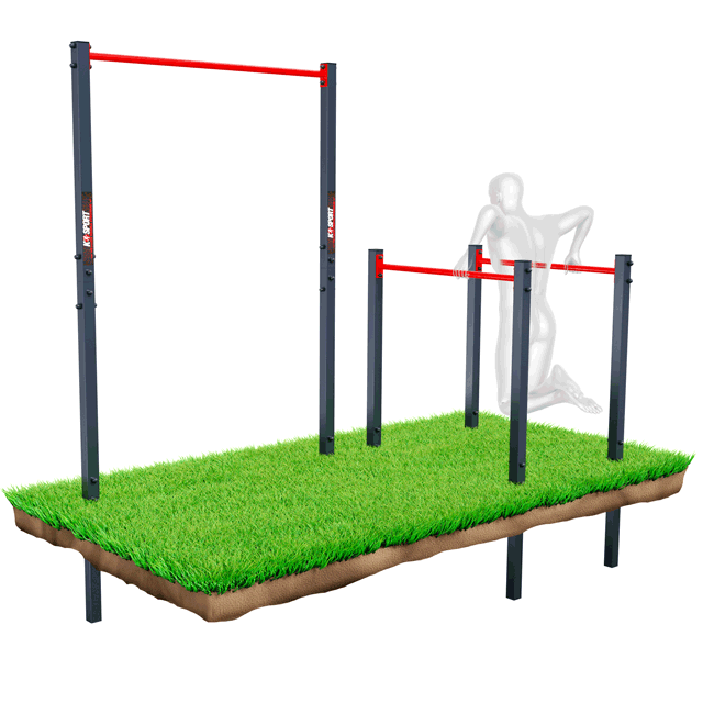 Garden Pull Up And Dip Bar KSport UK