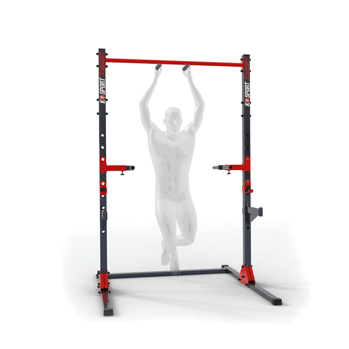 Half Squat Rack And Pull Up Bar Stand KSport UK