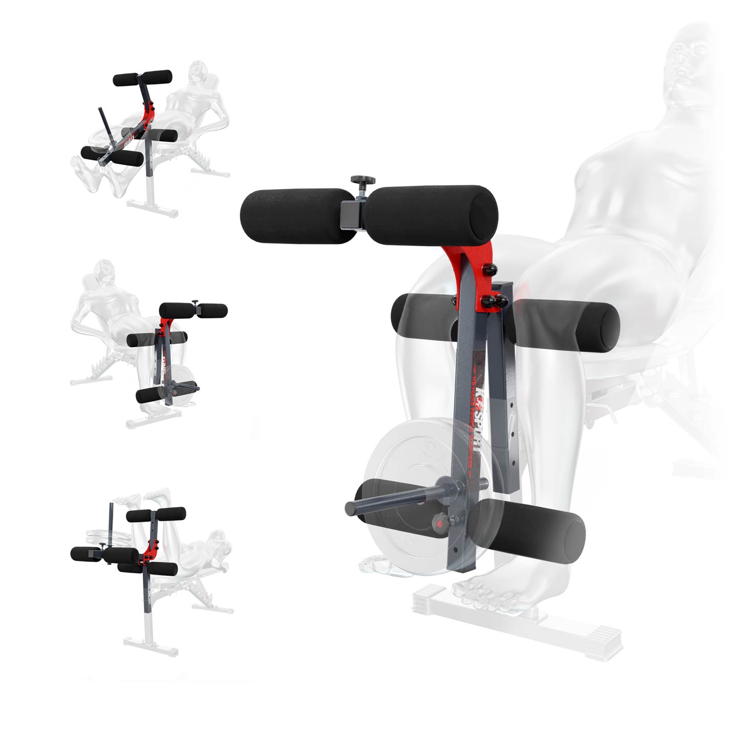 Adjustable Weight Bench from K-Sport with Ergonomic Design, Ideal for Versatile Weight and Strength Training