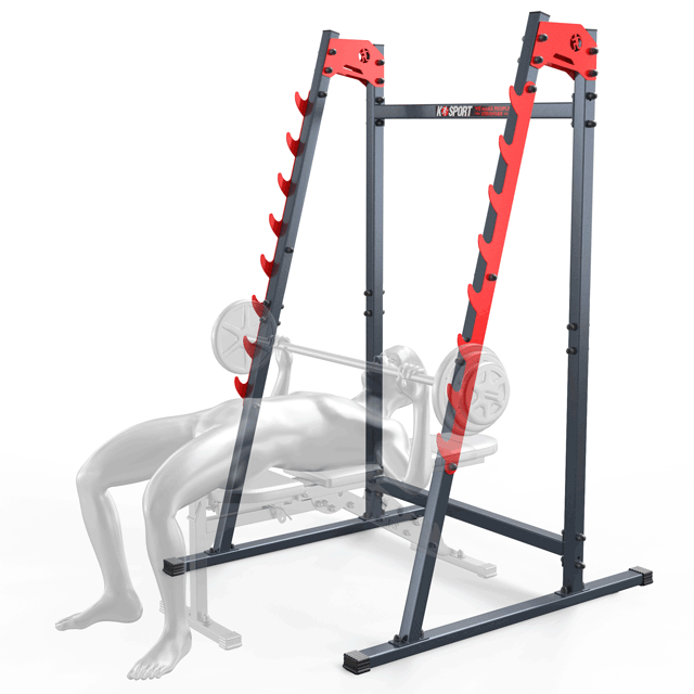 Barbell exercises rack for curls
