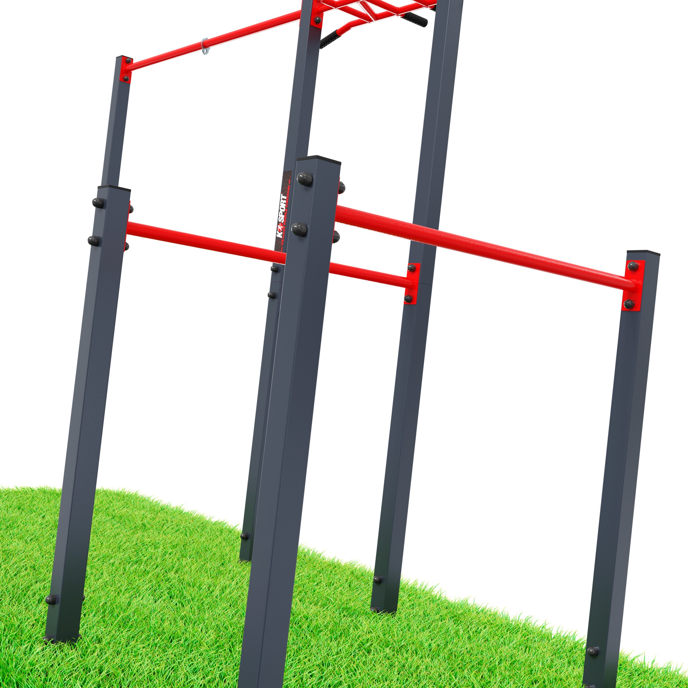 Stand Alone Outdoor Chin Up Bar With Dip Station KSport UK