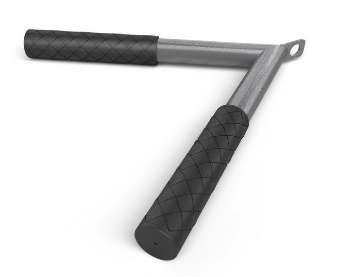 V bar pushdown cable attachment