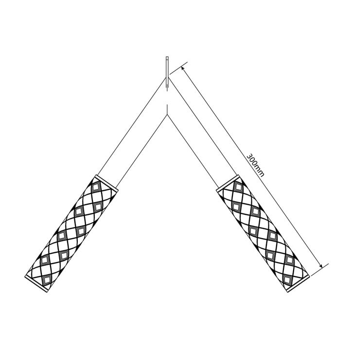 Technical data - V bar pushdown cable attachment