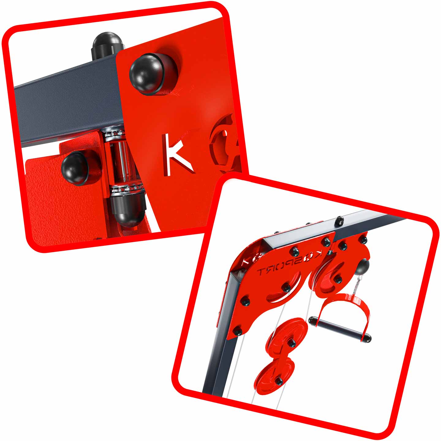 Wall mounted cable crossover machine discount