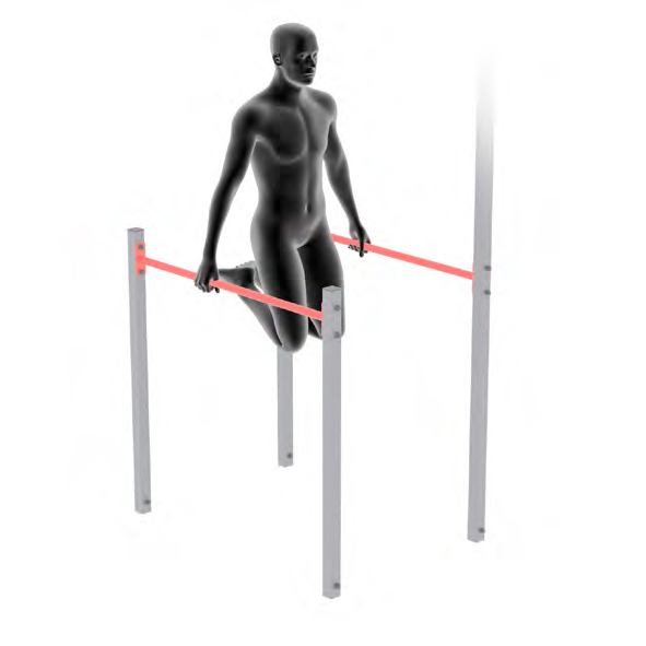 Dummy on Parallel Bars - Dips