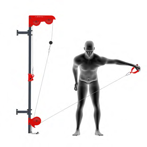 Wall Mounted Cable Crossover Machine KSport UK