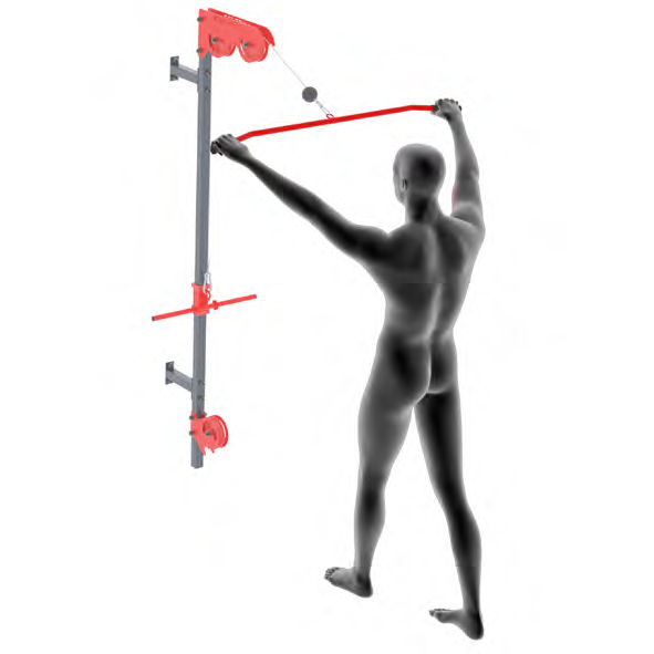 Dummy at the Cable Row - Standing Cable Row