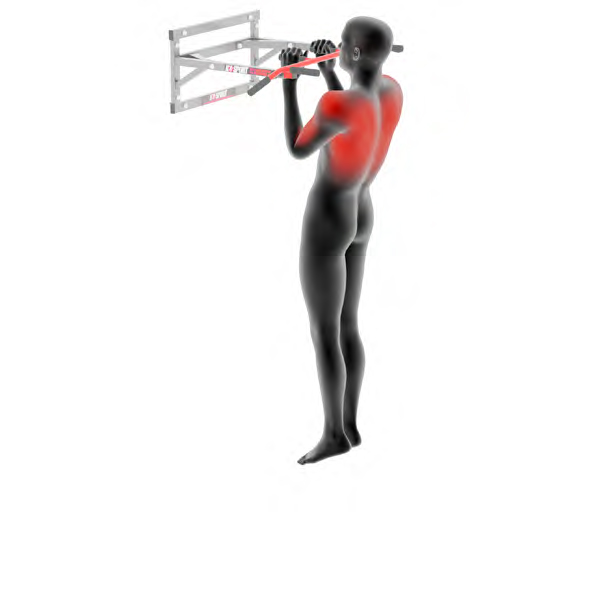 Dummy on Pull-Up Bar - Pull-Ups in Hammer Grip
