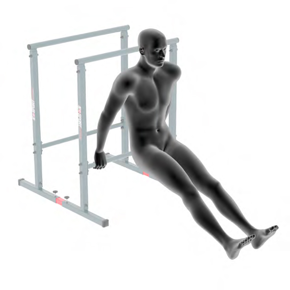 Dummy on Parallel Bars - Arnold Dips