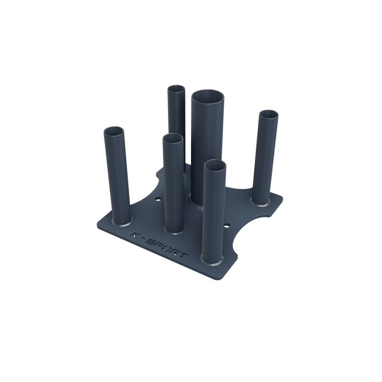 6 Bar Holder Vertical Barbell Storage K Sport UK