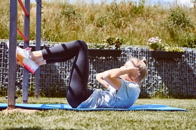 Workout in the garden hotsell